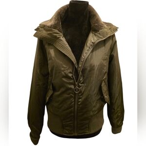 Fashion Nova Olive Bomber Jacket — Size Large, New With Tags